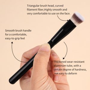 MAANGE 5PCS Synthetic Hair Professional Makeup Brushes Multi-Functional Angled Customizable OEM&ODM Facial Makeup Brush Set - 图片 6