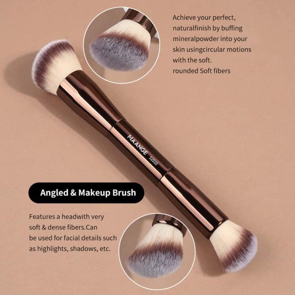 MAANGE Wholesale Custom OEM&ODM 10pcs Makeup Brush Synthetic High Quality Private Label Travel Professional Makeup Brush Set