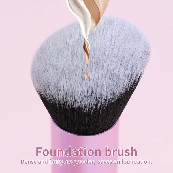 Maange Professional 4pcs Makeup Brush 2pcs Powder Puff Foundation Blush Loose Powder Wholesale Custom OEM&OEM Makeup Brushes Set