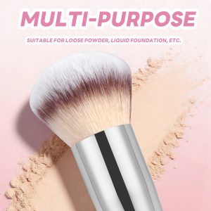 MAANGE Custom Logo 4pcs Professional Makeup Brush Set Facial Makeup Brushes 5pcs Powder Puff Private Label Makeup Brush Set - 图片 2