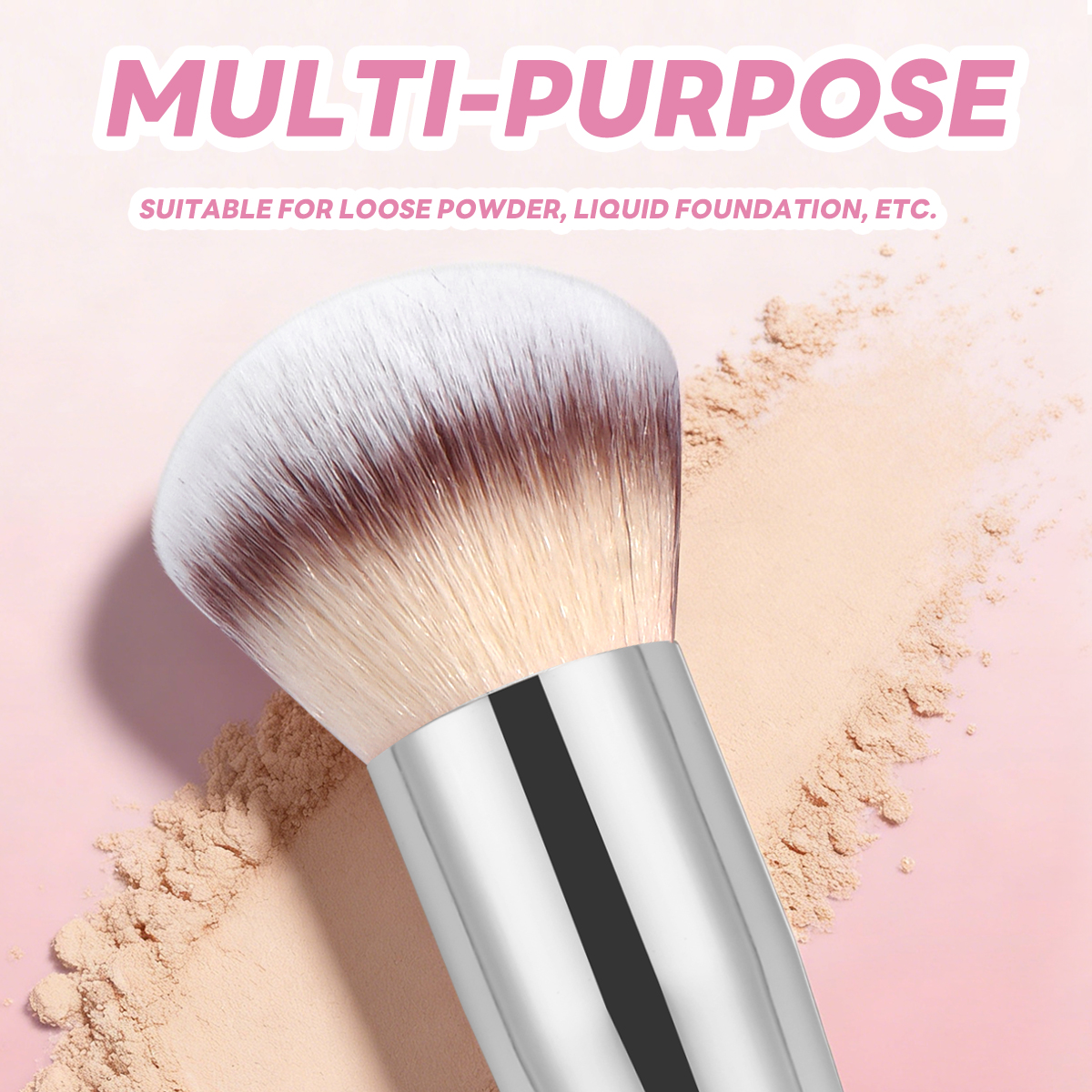 MAANGE Custom Logo 4pcs Professional Makeup Brush Set Facial Makeup Brushes 5pcs Powder Puff Private Label Makeup Brush Set - 图片 2