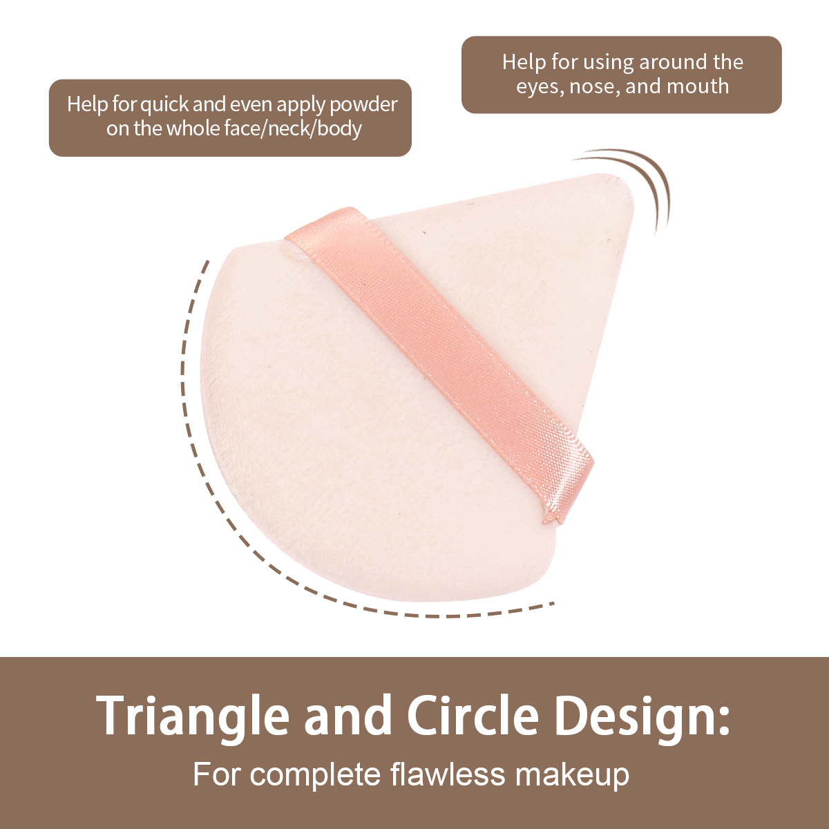 MAANGE Custom Logo Luxury 7pcs Professional Makeup Brushes Foundation Eyeshadow Brush Loose Powder Highlighter Makeup Brush Set - 图片 7