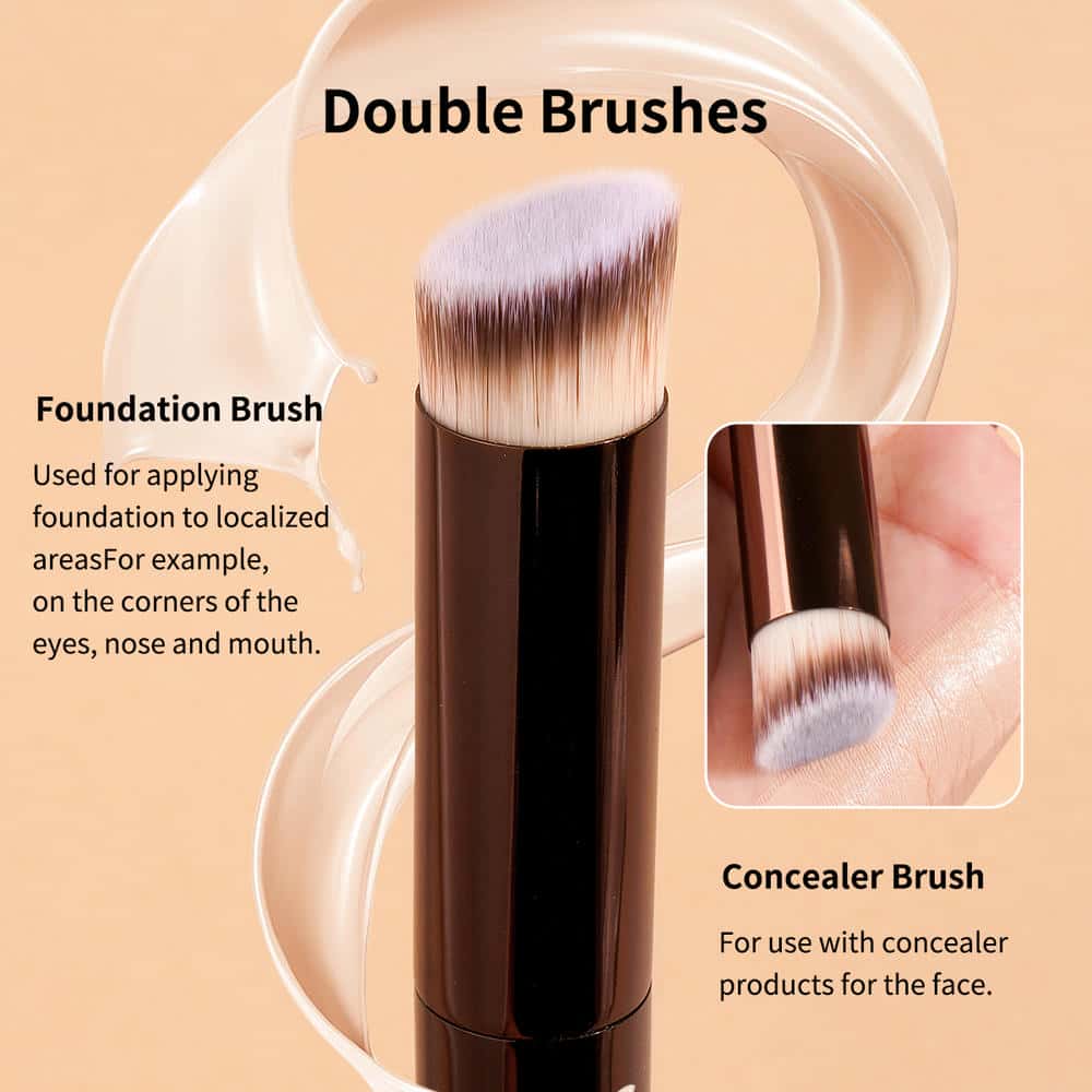 MAANGE Wholesale Custom OEM&ODM 10pcs Makeup Brush Synthetic High Quality Private Label Travel Professional Makeup Brush Set - 图片 4