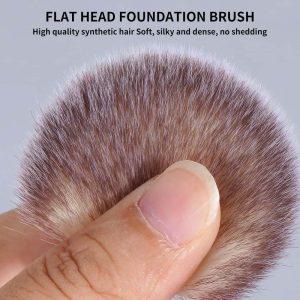 Maange Wholesale Custom 3PCS Makeup Brush Private Label Concealer Powder Foundation Eyeshadow Professional Makeup Brush Set - 图片 3