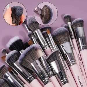MAANGE Wholesale New Arrival Professional 32pcs Makeup Brushes Set 15pcs Powder Puff Makeup Bag Facial Makeup Brush Set - 图片 2