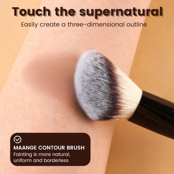 MAANGE New Arrival 13Pcs Professional Makeup Brush Set 12pcs Powder Puff False Eyelashes Luxury Gift Makeup Brush Set