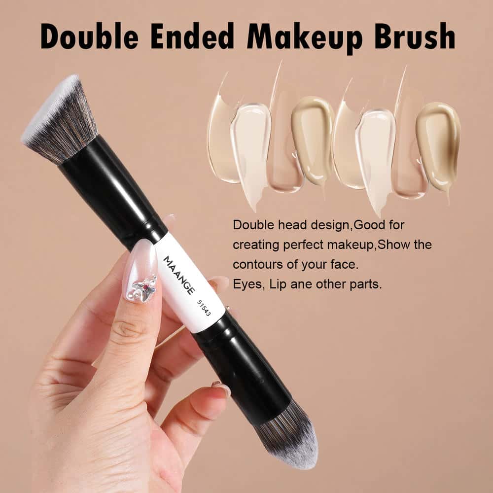 MAANGE Professional 5PCS Makeup Brush Set Foundation Eyes Makeup Brushes Makeup Brush Kit - 图片 5