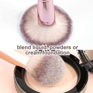 MAANGE Custom OEM&ODM Professional Makeup Set 18pcs Luxury Eyeliner Eyebrow Foundation Concealer Face Brushes Makeup Brush Set - 图片 3