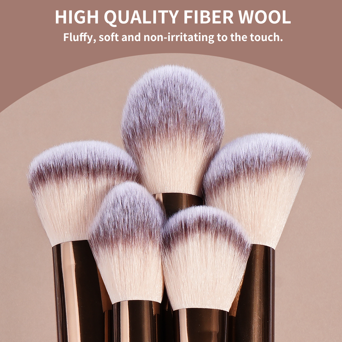 MAANGE Wholesale Professional 13pcs Makeup Brushes Foundation Blush Contouring Eyeshadow Brush Facial Cosmetics Brush Set - 图片 3