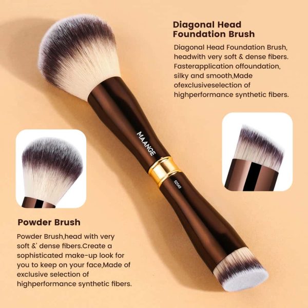 MAANGE New Arrival 13Pcs Professional Makeup Brush Set 12pcs Powder Puff False Eyelashes Luxury Gift Makeup Brush Set