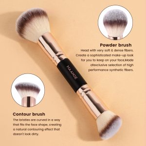 MAANGE Wholesale Customizable logo OEM&ODM 4PCS Makeup Brushes Private Label 4pcs Facial Professional Makeup Brush Set - 图片 9