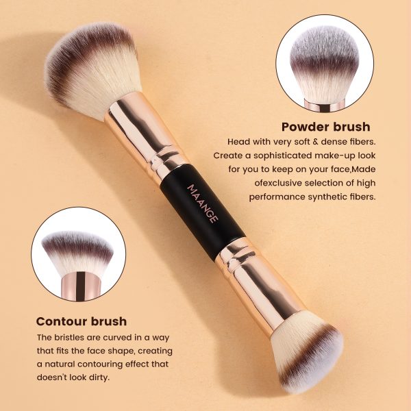 MAANGE Wholesale Customizable logo OEM&ODM 4PCS Makeup Brushes Private Label 4pcs Facial Professional Makeup Brush Set
