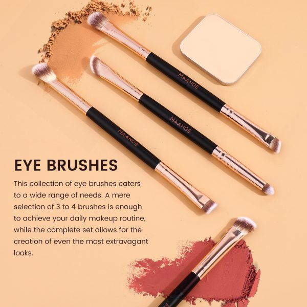 MAANGE Wholesale Custom logo OEM&ODM 10PCS Makeup Brushes Professional Private Label Cosmetic Brush Facial Makeup Brushes Kit