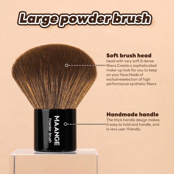 Maange High Quality Customized 1pcs Makeup Brush Loose Powder Foundation Contouring Makeup Brush Professional Makeup Brush Set