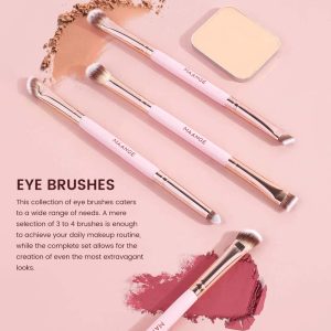 MAANGE Custom Logo OEM&ODM Luxury 7pcs Double-ended Makeup Brushes Set Private Label Facial Makeup Brush Set - 图片 4