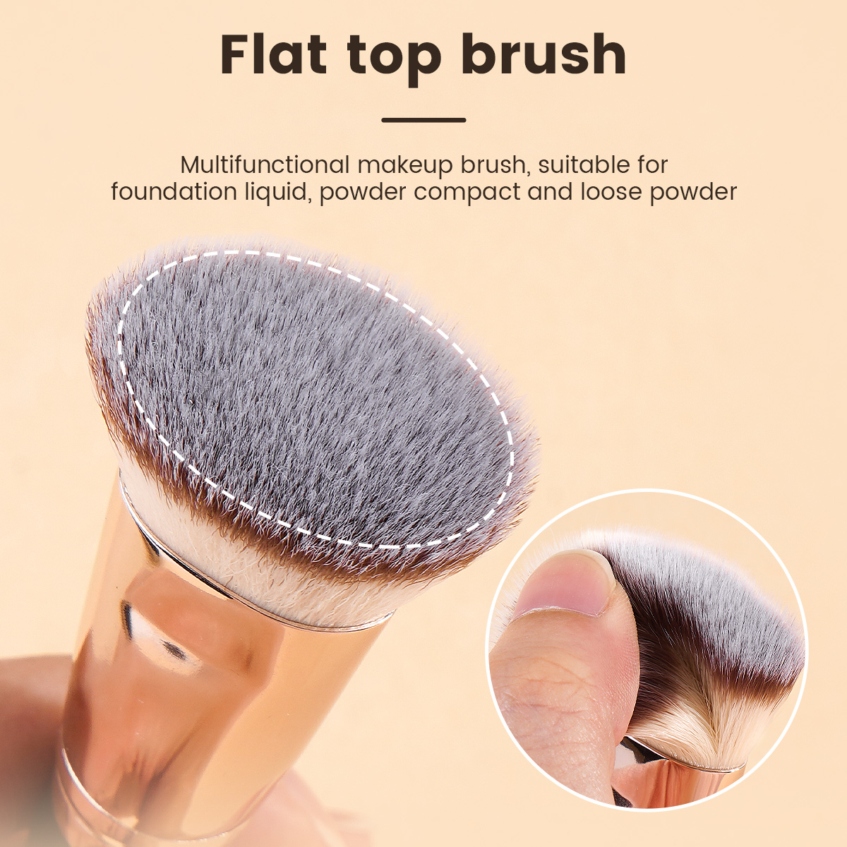 MAANGE Professional 14PCS Makeup Brush Foundation Blush Concealer Loose Powder Brush Highlighter Eyeshadow Makeup Brush Set - 图片 4