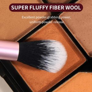 MAANGE Custom OEM&ODM 6PCS Makeup Brush Synthetic Hair 4pcs Powder Puff Customizable Facial Makeup Brush Set - 图片 2