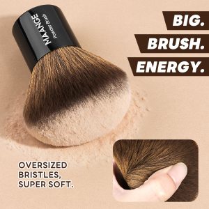 Maange Professional 4pcs Makeup Brush Set Custom OEM&ODM Logo Natural Wholesale Makeup Brushes Set Makeup Brush Kit - 图片 4
