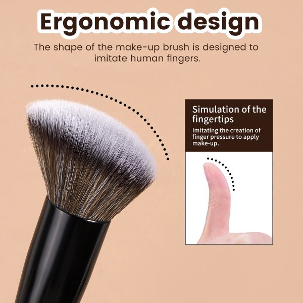 MAANGE Professionasl Custom OEM&ODM 3pcs Double End Makeup Brushes Facial Professional Makeup Brush Set