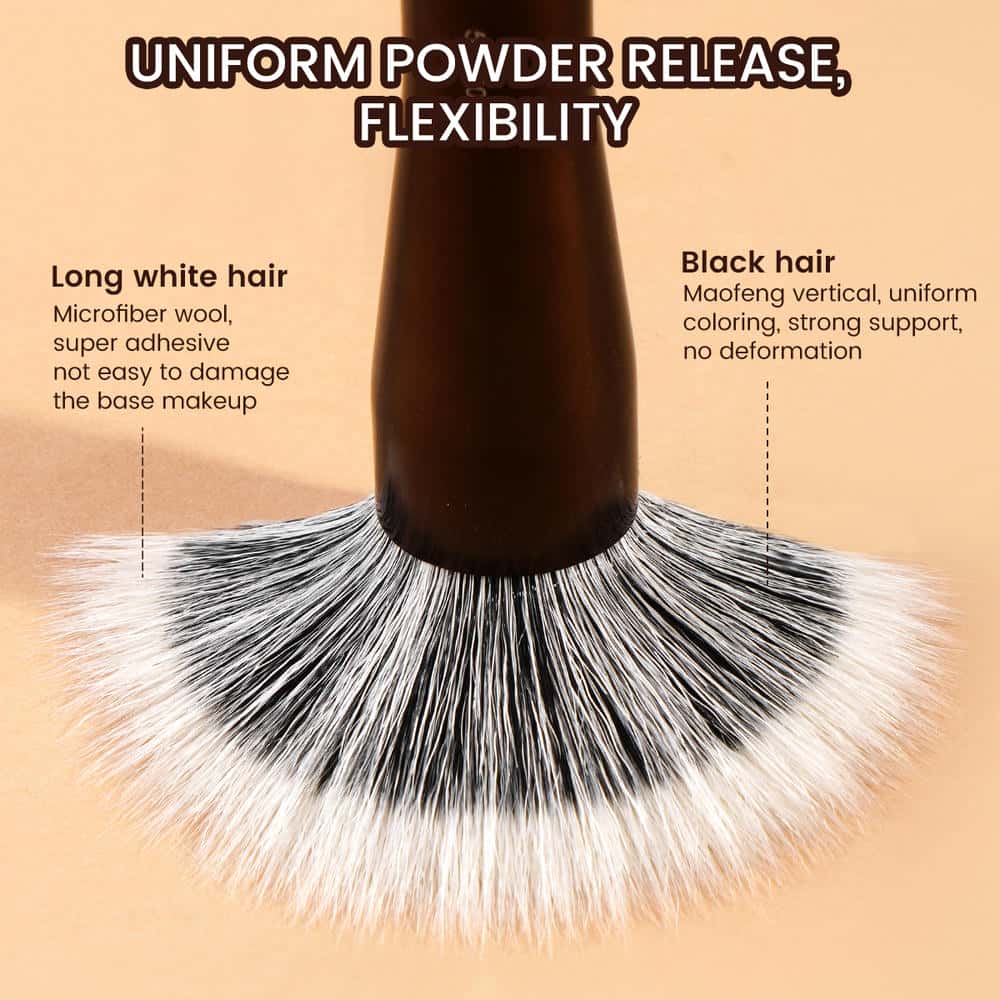 MAANGE New Arrival 13Pcs Professional Makeup Brush Set 12pcs Powder Puff False Eyelashes Luxury Gift Makeup Brush Set - 图片 3