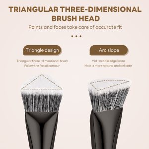 MAANGE Professional 17pcs Brush Set Premium Synthetic Foundation Concealer Eyeshadow Travelling or Daily Application Makeup Set - 图片 4