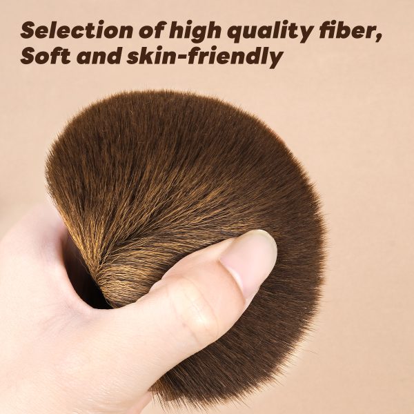 Maange High Quality Customized 1pcs Makeup Brush Loose Powder Foundation Contouring Makeup Brush Professional Makeup Brush Set