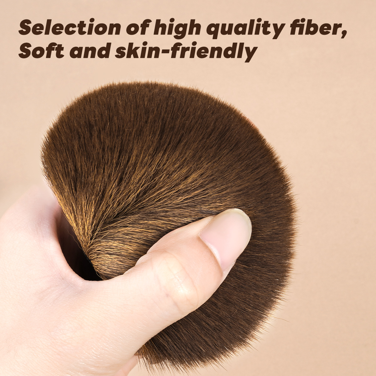 Maange High Quality Customized 1pcs Makeup Brush Loose Powder Foundation Contouring Makeup Brush Professional Makeup Brush Set - 图片 4