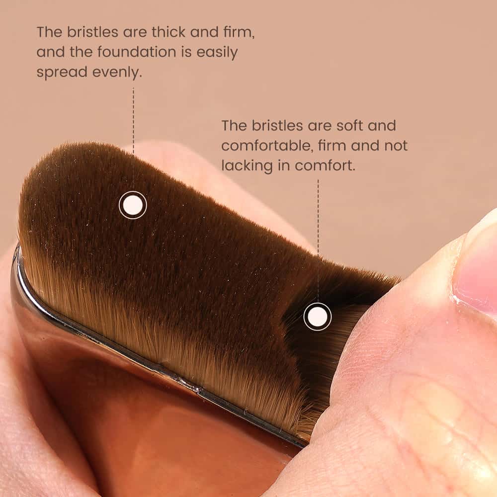 MAANGE Professional Single Makeup Brush Custom logo Primer Foundation Liquid Makeup Brush Luxury Professional Makeup Brush - 图片 4