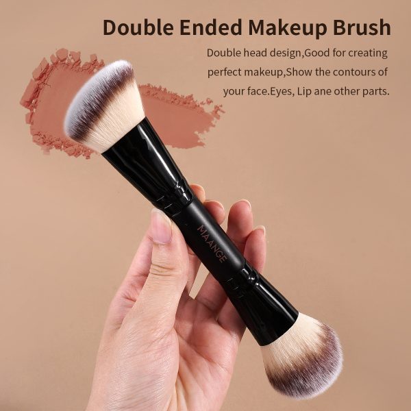 MAANGE New Arrival 20pcs Private Label Professional Makeup Brush 1pcs Powder Puff Luxury Face Makeup Brush Set