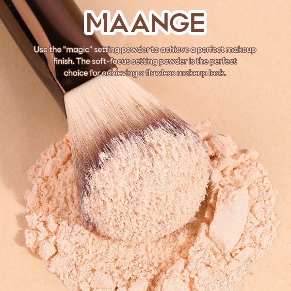 MAANGE New Design 20pcs Makeup Brushes Kits Cosmetic Black Private Label Foundation Blush Contouring Eyeshadow Makeup Brush Set
