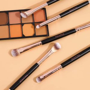 MAANGE Wholesale Custom logo OEM&ODM 10PCS Makeup Brushes Professional Private Label Cosmetic Brush Facial Makeup Brushes Kit - 图片 8