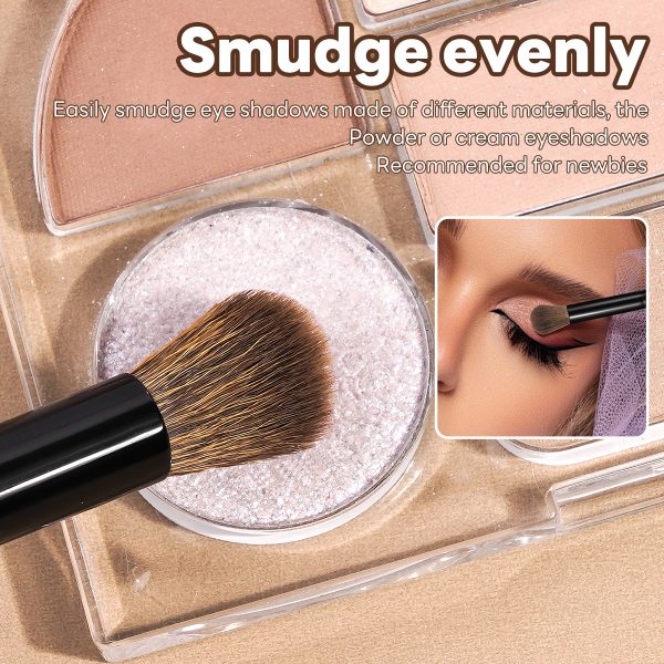 Maange Wholesale Professional 4pcs Makeup Brush Custom OEM&ODM Loose Powder Foundation Contouring Eyeshadow Makeup Brush Set