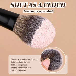 MAANGE Professionasl Custom OEM&ODM 3pcs Double End Makeup Brushes Facial Professional Makeup Brush Set - 图片 2
