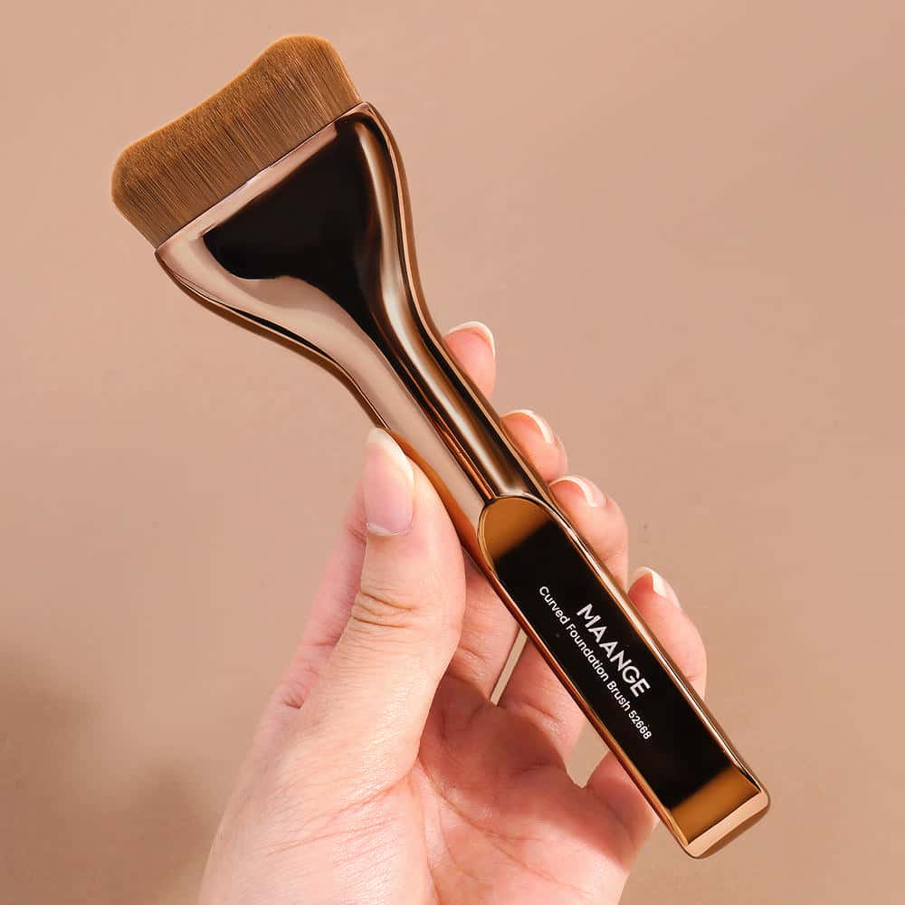 MAANGE Professional Single Makeup Brush Custom logo Primer Foundation Liquid Makeup Brush Luxury Professional Makeup Brush - 图片 6