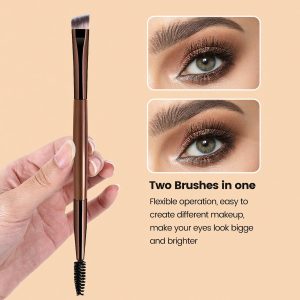 MAANGE New Design 20pcs Makeup Brushes Kits Cosmetic Black Private Label Foundation Blush Contouring Eyeshadow Makeup Brush Set - 图片 9
