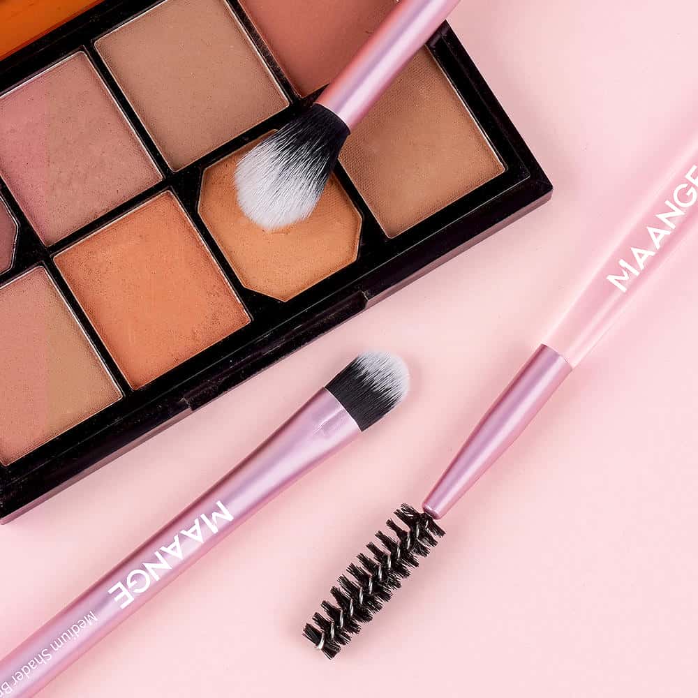 MAANGE Custom OEM&ODM 6PCS Makeup Brush Synthetic Hair 4pcs Powder Puff Customizable Facial Makeup Brush Set - 图片 5