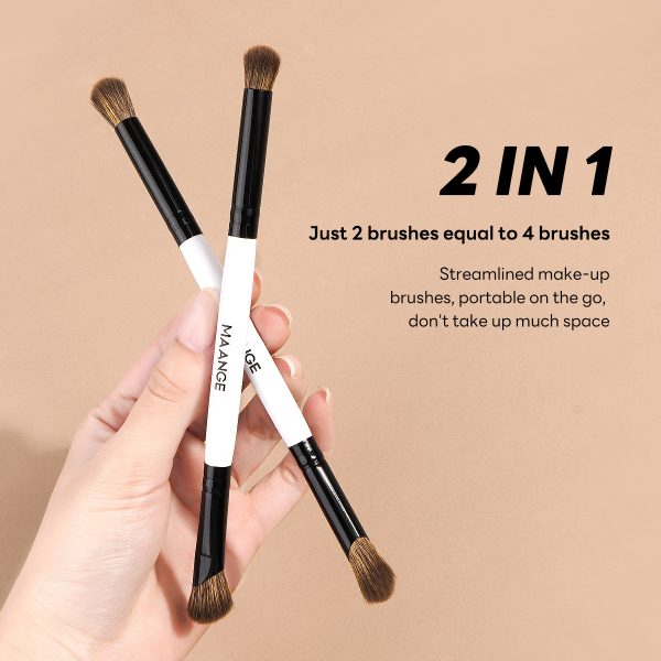 Maange Wholesale Professional 4pcs Makeup Brush Custom OEM&ODM Loose Powder Foundation Contouring Eyeshadow Makeup Brush Set