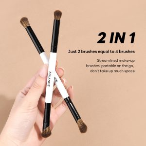 MAANGE New Arrival 7pcs Makeup Brush Set Costom OEM&ODM Makeup Brush Foundation Loose Powder Eyeshadow Makeup Brushes - 图片 8