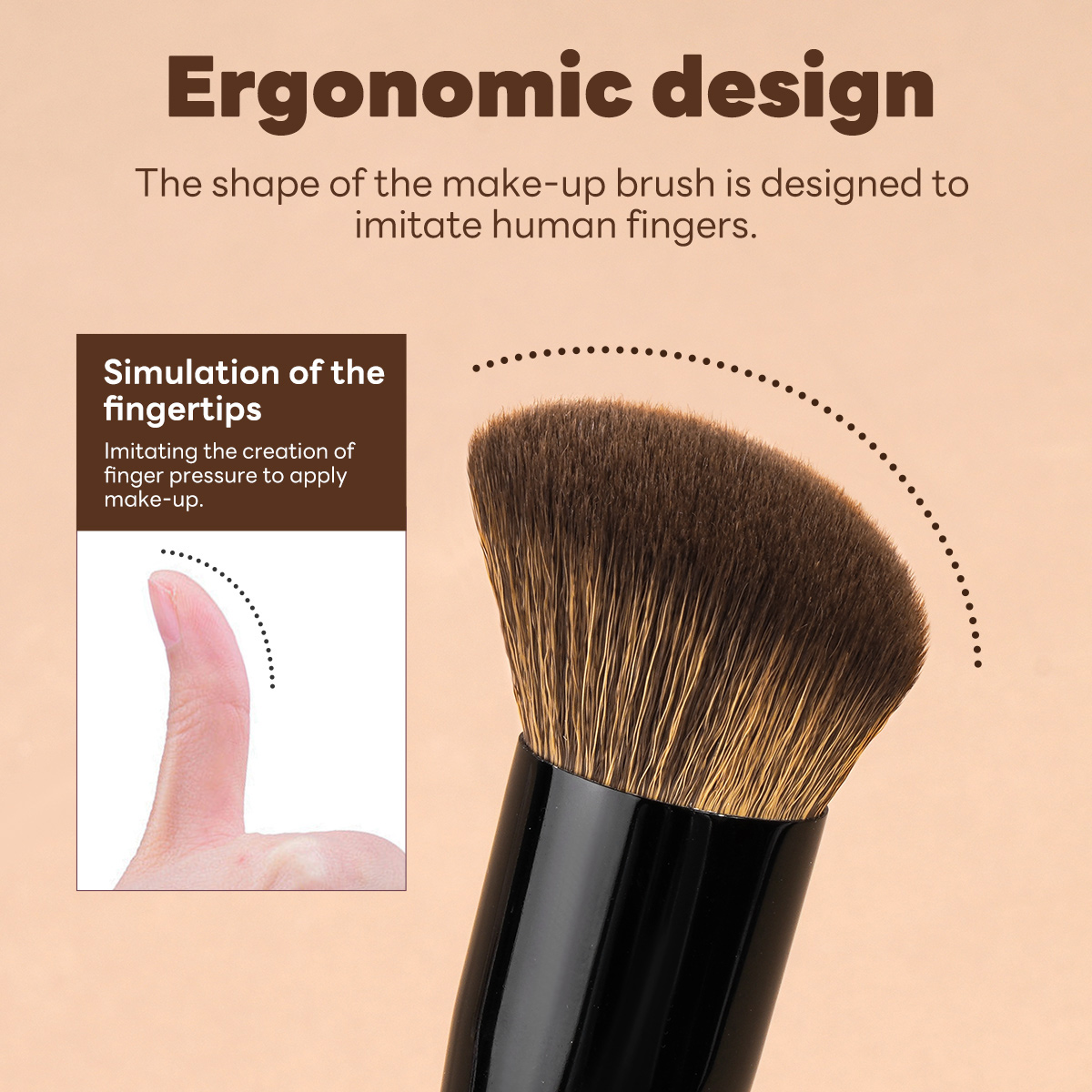 MAANGE New Arrival 7pcs Makeup Brush Set Costom OEM&ODM Makeup Brush Foundation Loose Powder Eyeshadow Makeup Brushes - 图片 5