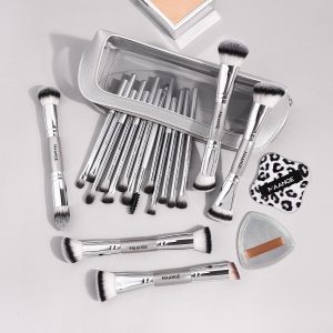 MAANGE Professional Makeup Set 18pcs Powder Puff 2 Eyeliner Eyebrow Foundation Concealer Face Brushes Makeup Brush - 图片 2
