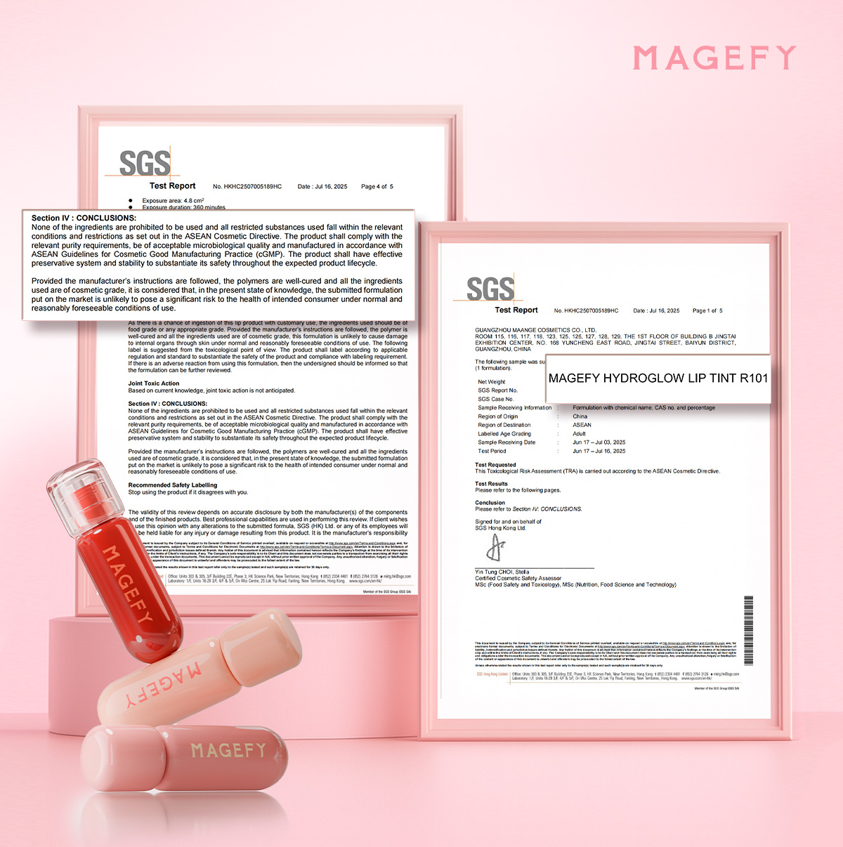 MAGEFY New Glassy Lip Gloss -Transfer-Proof Non-Sticky &Hydrating High-quality Natural Lip Gloss - 图片 5