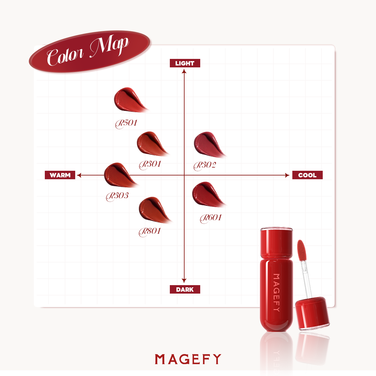 MAGEFY Wholesale New Arrival Lightweight Velvet Lip Gloss Dual-Effect Moisturizing Hydrating Treatment Liquid Lipstick Lip Gloss - 图片 3