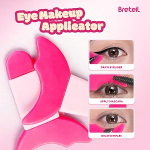 Breteil Wholesale Silicone Eyelash Baffle Novice Eyeliner Eye Black Assistant Eye Makeup Assistant Crescent Soft Silicone Baffle - 图片 7