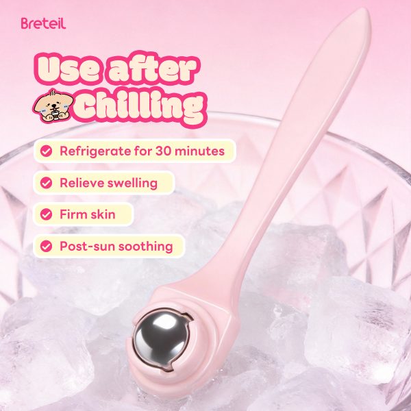 Breteil Skincare Ice Therapy Device Facial Soothing Lifting Anti-Wrinkle Cold Therapy Ice Stick Facial Eye Massage Roller