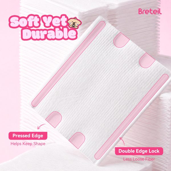 Breteil New Arrival Thick Cotton Pads  Silky Soft Deep Cleansing Multi-Use As a Wet Compress Pad Dry Wet Use Makeup Remover Pad
