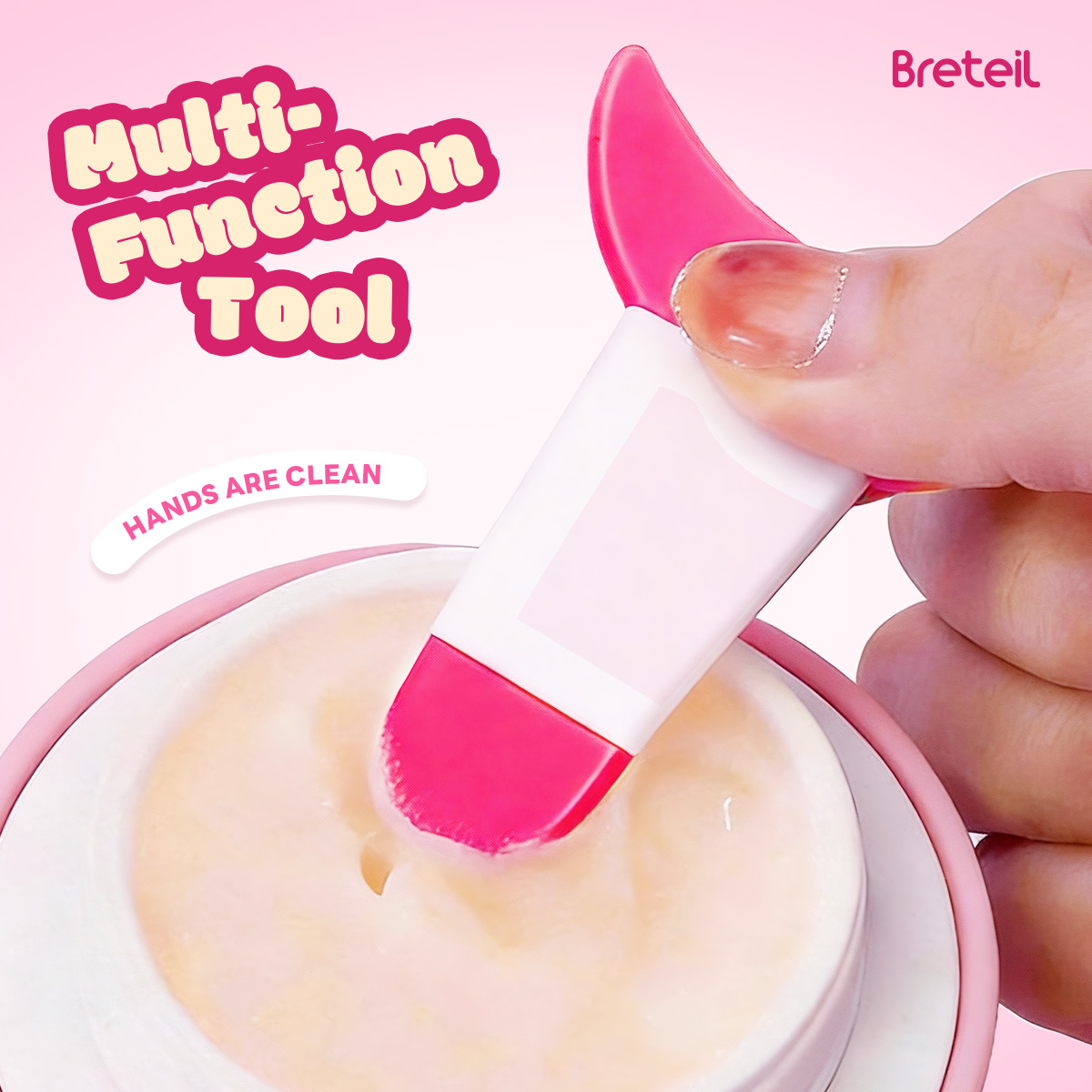 Breteil Wholesale Silicone Eyelash Baffle Novice Eyeliner Eye Black Assistant Eye Makeup Assistant Crescent Soft Silicone Baffle - 图片 6