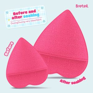 Breteil Wholesale New Arrival Facial Sponge Cleansing Puff Water Drop Glove Face Wash Reusable  Facial  Daily Cleansing Puff - 图片 5