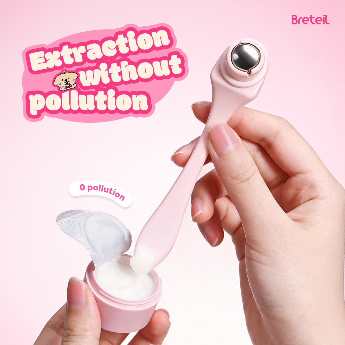 Breteil Skincare Ice Therapy Device Facial Soothing Lifting Anti-Wrinkle Cold Therapy Ice Stick Facial Eye Massage Roller - 图片 7