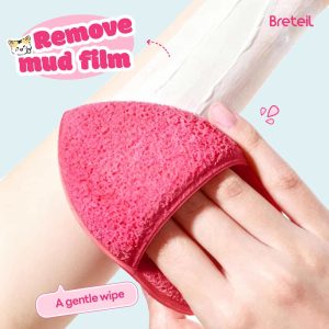 Breteil Wholesale New Arrival Facial Sponge Cleansing Puff Water Drop Glove Face Wash Reusable  Facial  Daily Cleansing Puff - 图片 7