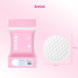 Breteil Wholesale Makeup Remover Pads Wet Compress Pads Cosmetic Pads 2-in-1 Makeup Remover and Skincare Pads - 图片 9